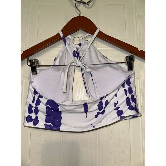 NEW Evelust Sexy 3 Pc Swimsuits -Cutout O-Ring Halter Bikini & Cover Up Skirt LG - Picture 10 of 16